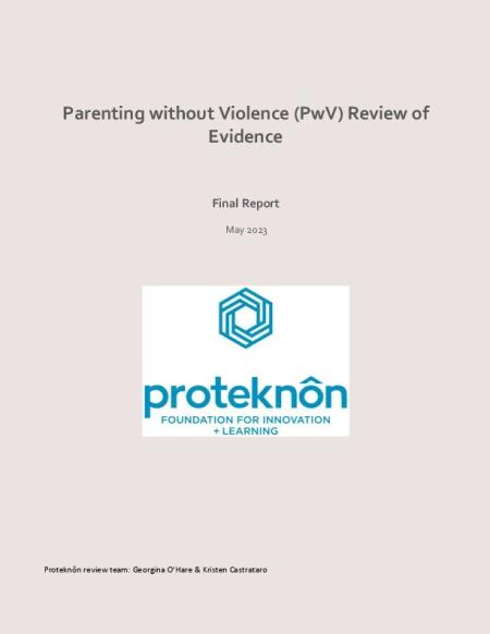 Parenting without violence report inforgraphic
