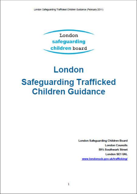 Londong Safeguarding Trafficked Children Guidance Londong Safeguarding Trafficked Children Guidance