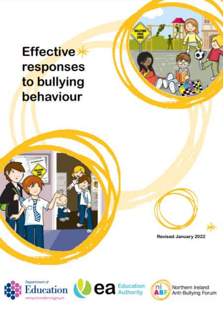 Two images depicting children in bullying activities.