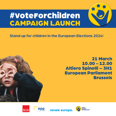 Stand up for children’s rights in the upcoming EU Elections