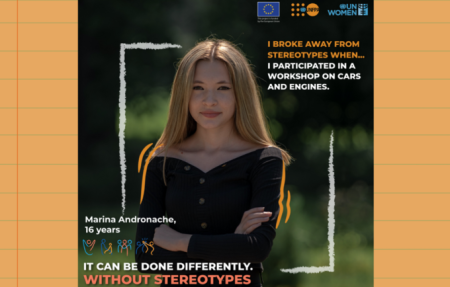 In Moldova, young people like Marina Andronache, 16, met to discuss the gender stereotypes they have faced.