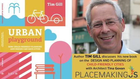 The picture of Tim Gill and his book 