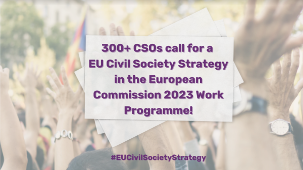 Calling on the European Commission for a European Civil Society Strategy