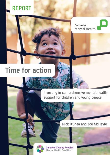 Centre of Mental Health: Time for Action Report (Report's cover page)